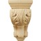 Ekena Millwork 3 1/2"W x 4"D x 7"H Small Traditional Acanthus Corbel, Alder CORW03X04X07TAAL - alternate 4